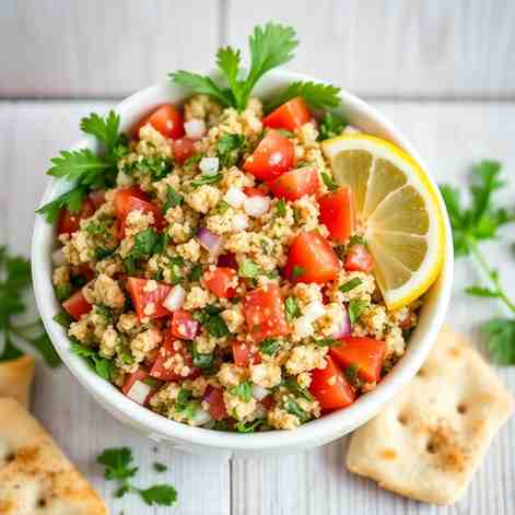 Classic Tabbouleh - Healthy Salad Meal Prep for Fresh Lunches